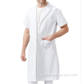 Thiết kế áo khoác phòng thí nghiệm y tế màu trắng chất lượng cao